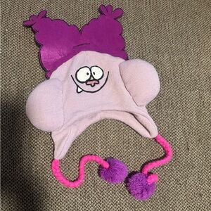Cartoon Network Chowder Knit Hat with Pom Poms from Hot Topic